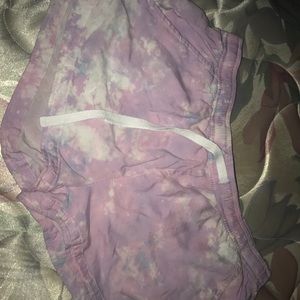 Tie dyed shorts